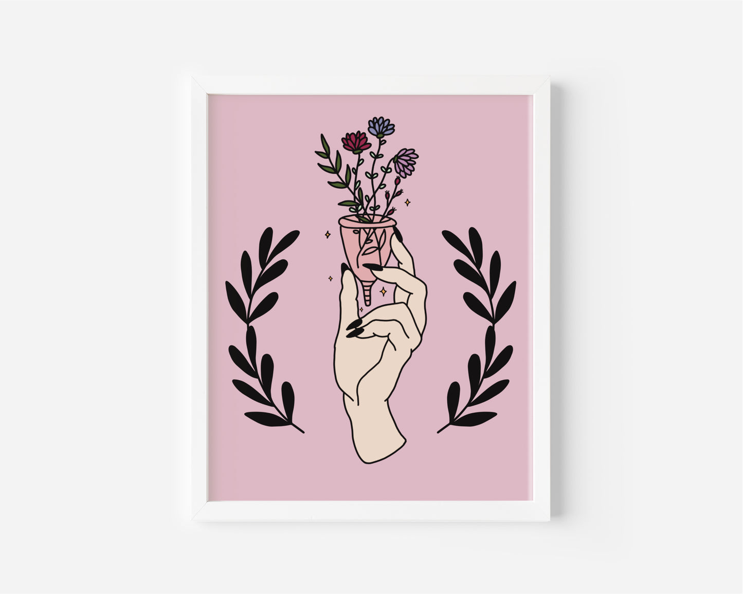 Menstrual Cup - Self Love Art Print