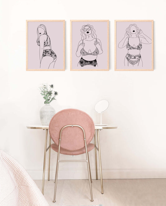 Female Body Positive - Wall Art