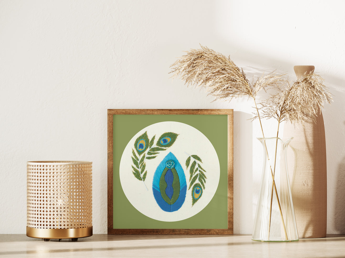 LGBTQ+ Transgender Embroidery Print – Pride & Empowerment Wall Art 🌈✨