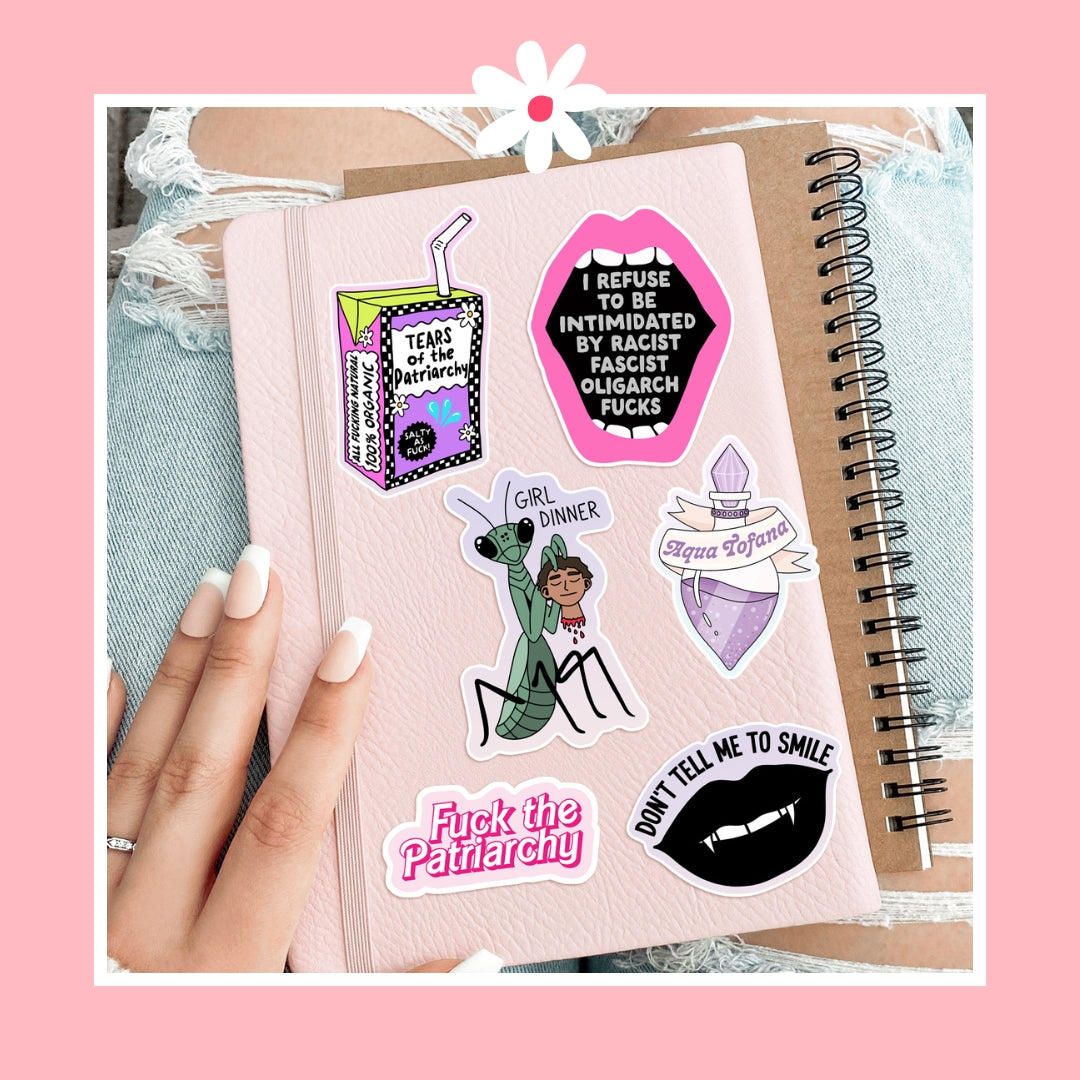 💄F*ck The Patriarchy - Stickers