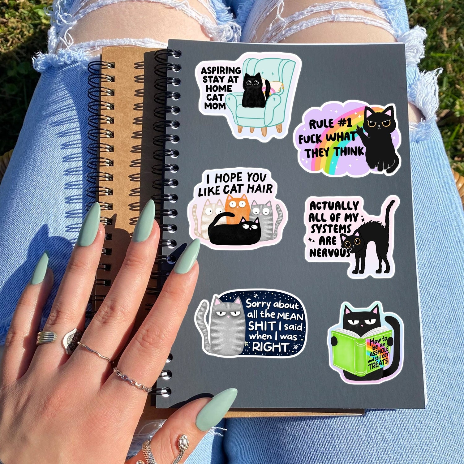 🐱 Cute Cats & Kitty Stickers