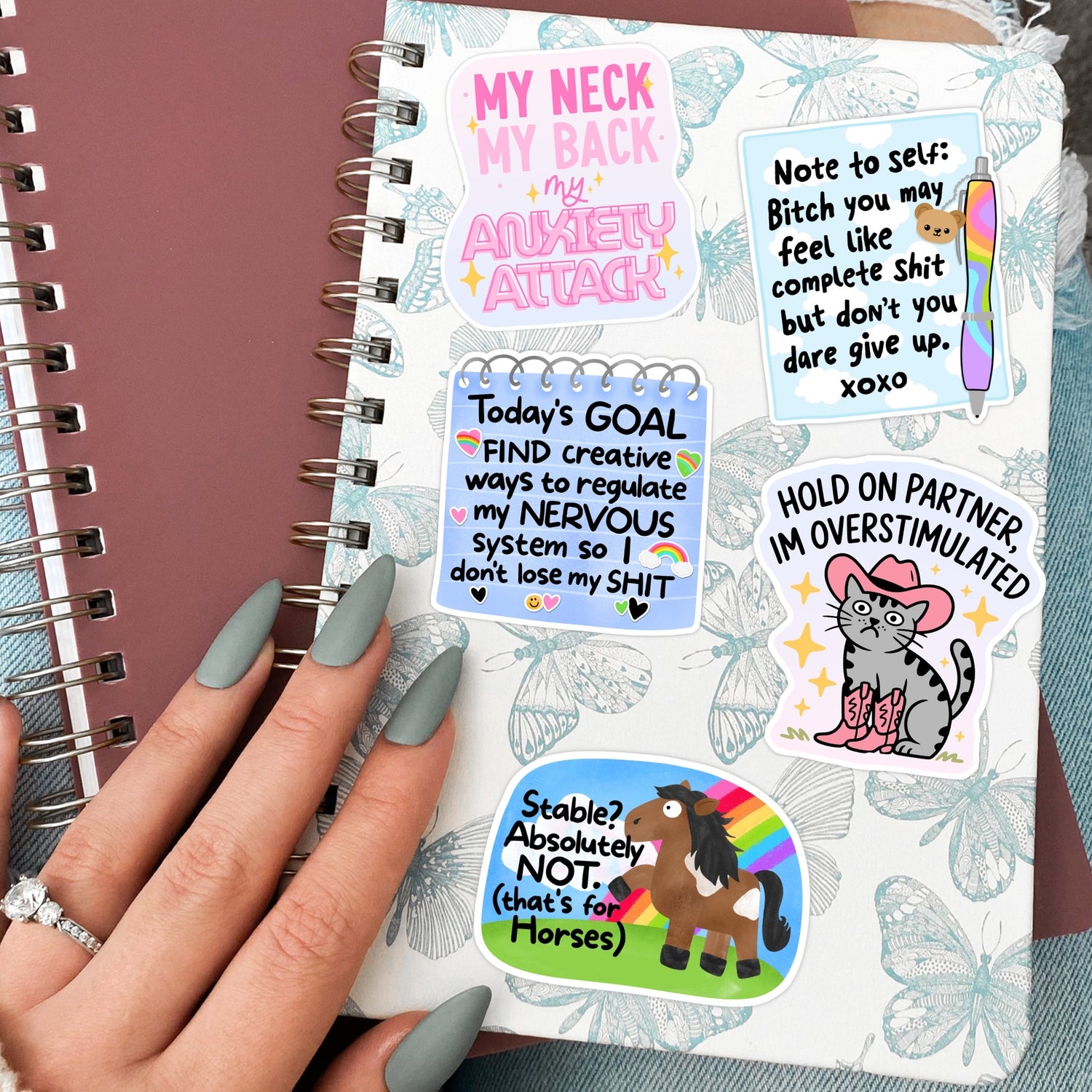 🧠 Mental Health & Therapy Stickers