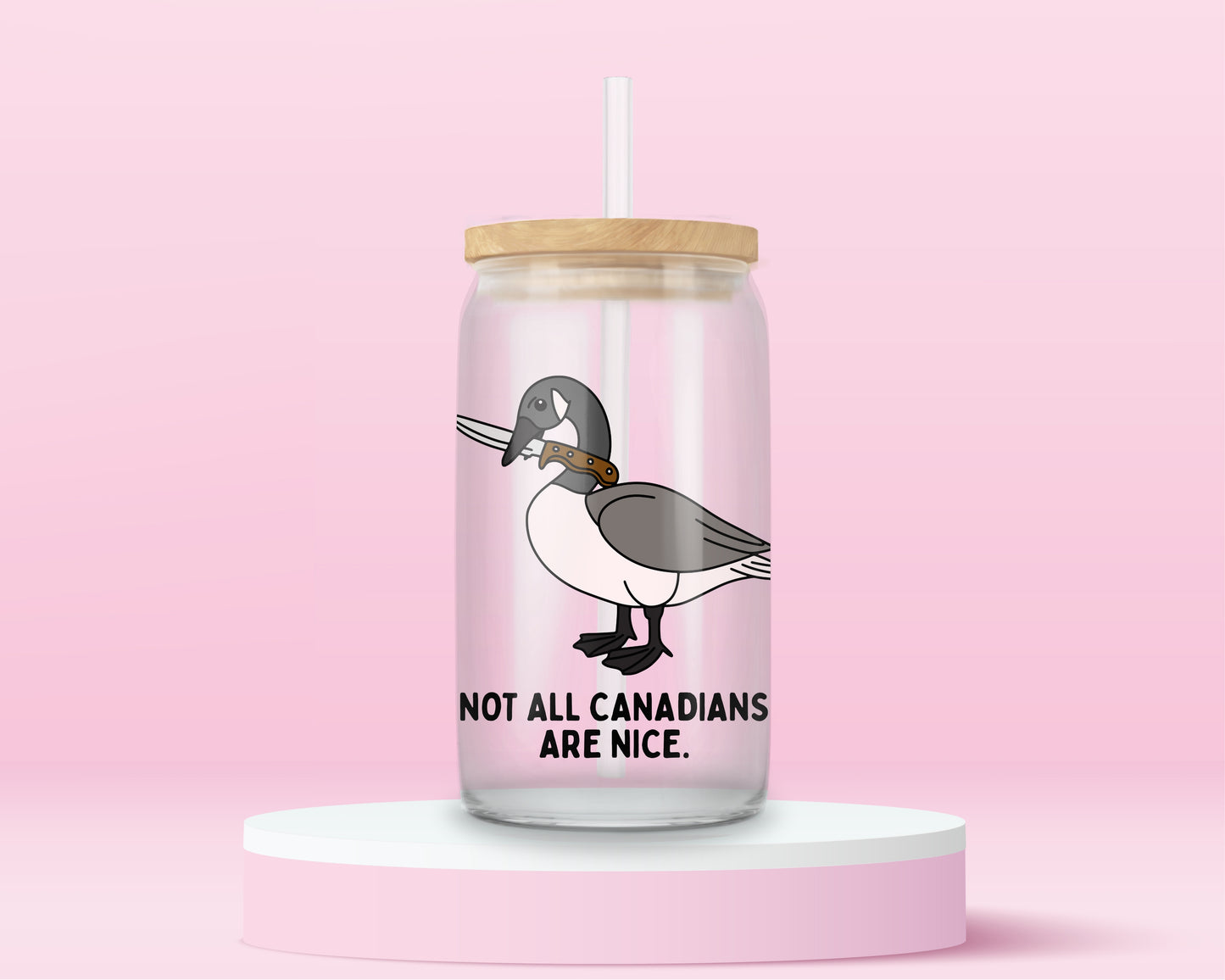 Not All Canadians Are Nice Tumbler 🪿🍁