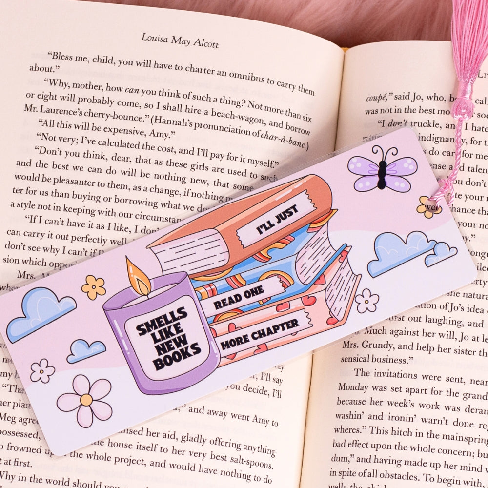 Smells Like New Books Bookmark 📚💖