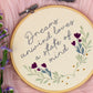 🌿 Dreams Unwind – Stevie Nicks Embroidered Hoop 🌿