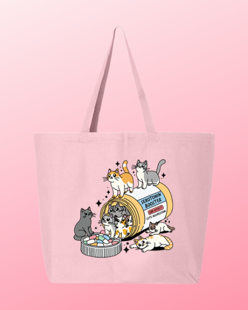 Serotonin Booster Tote 🐾💊