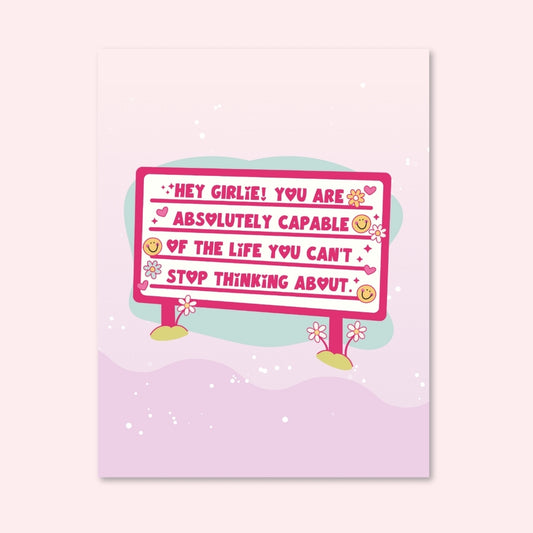 You’ve Got This Girlie Encouragement Card