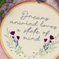 🌿 Dreams Unwind – Stevie Nicks Embroidered Hoop 🌿