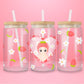 Strawberry Sonny Angel Glass Can Tumbler 🍓👼