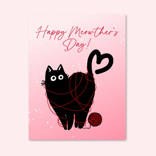 Happy Meowther’s Day Cat Card