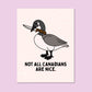 Not All Canadians Are Nice Card