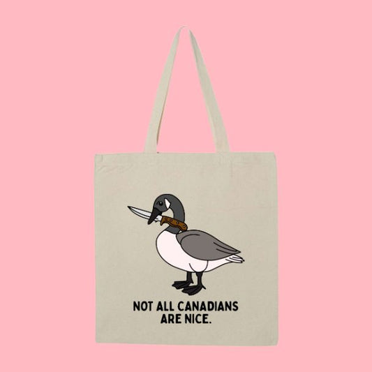 Goose with an Attitude Tote 🍁🪓