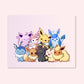 Eevee Evolution Besties Card