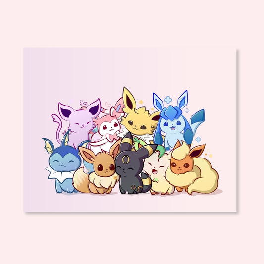 Eevee Evolution Besties Card