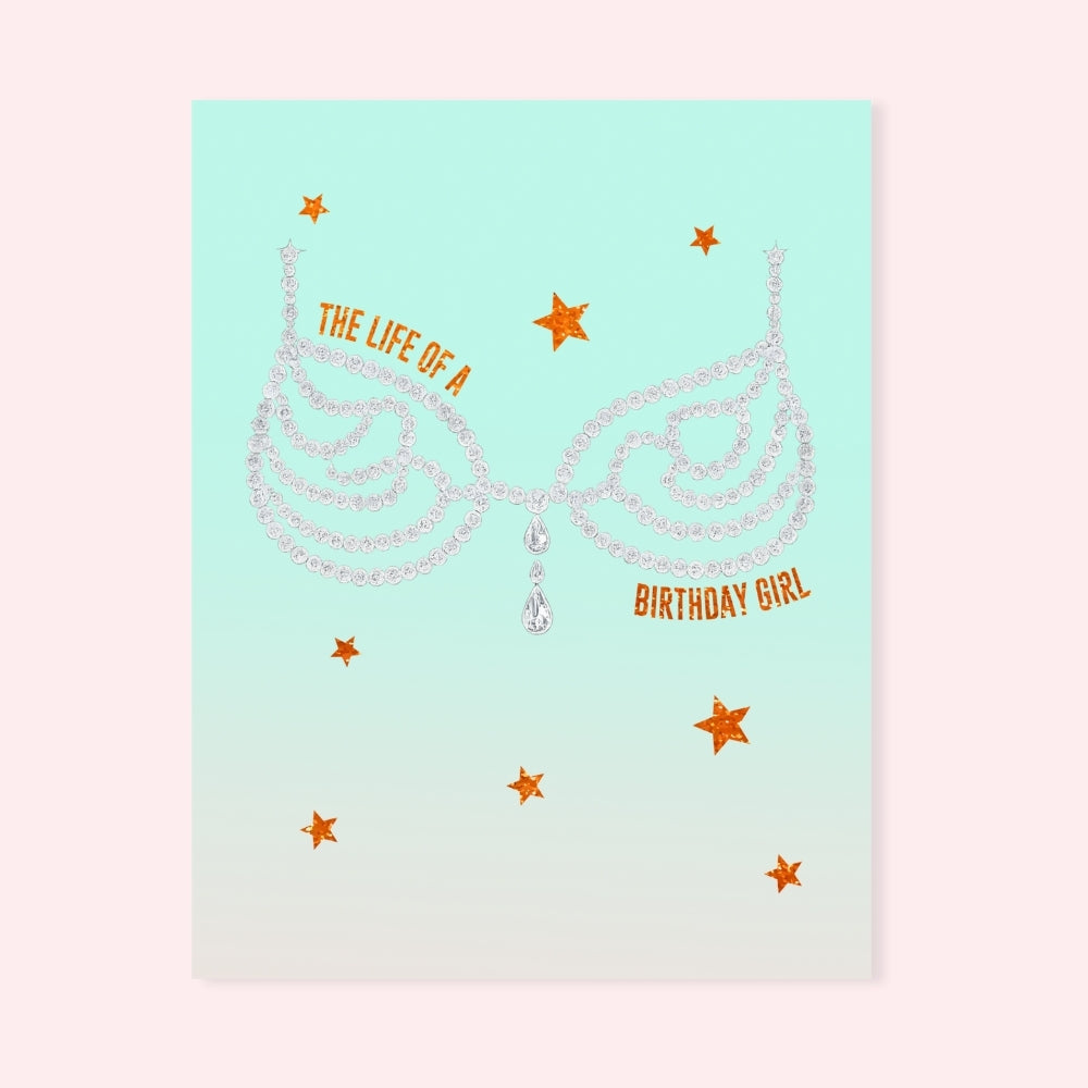 The Life of a Birthday Girl Card