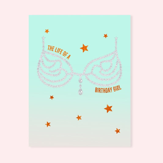 The Life of a Birthday Girl Card