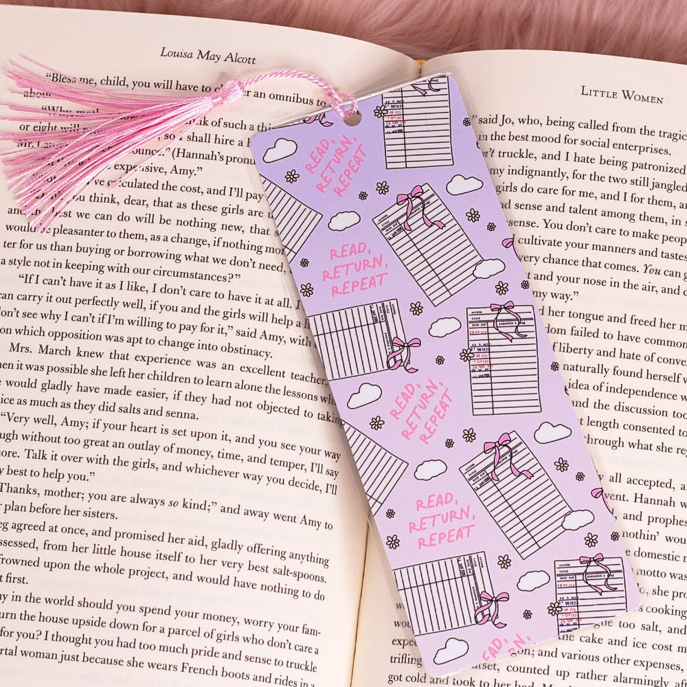 Read, Return, Repeat Bookmark 📚🔄