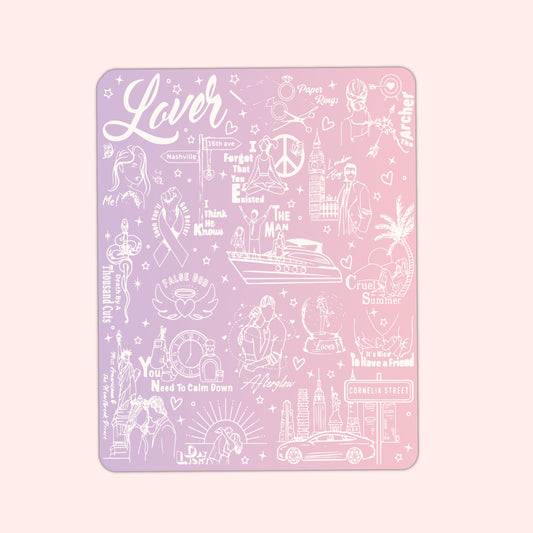 Romantic Vibes: Handmade 'Lover' Inspired Vinyl Sticker