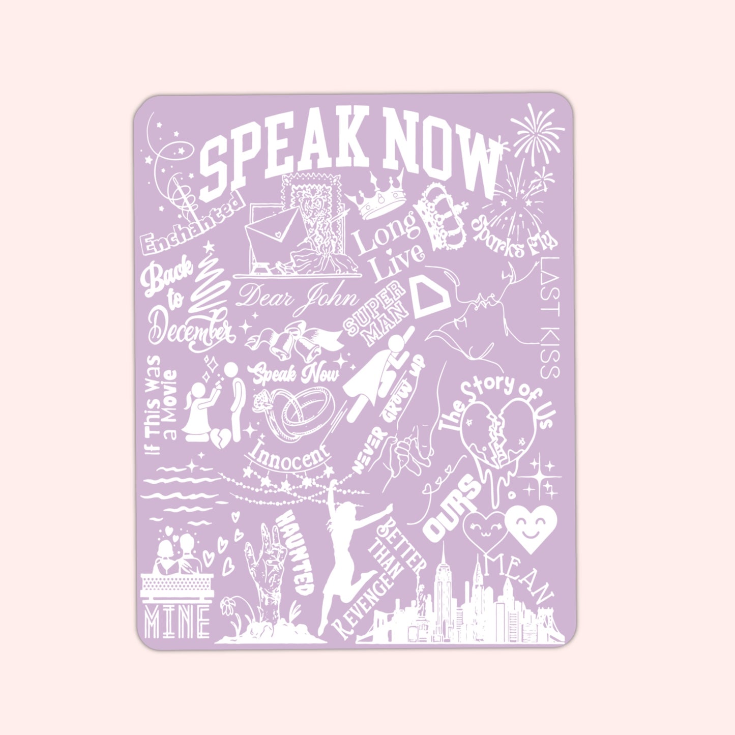 Taylor Album Track-List Stickers