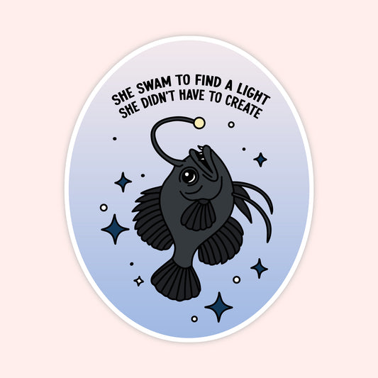 Angler Fish Sticker