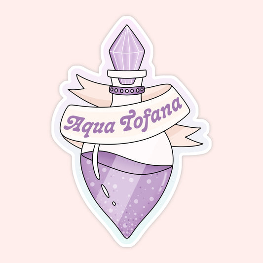 Aqua Tofana Potion Sticker