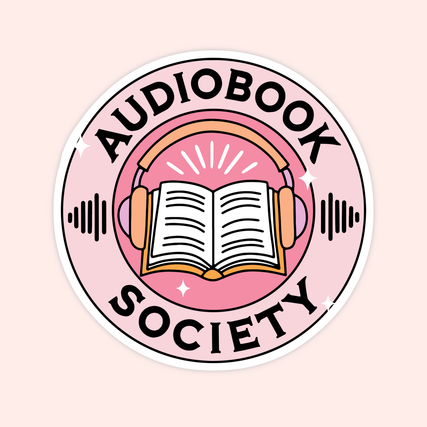 Audiobook Society Book Sticker