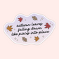Autumn Leaves Falling Sticker