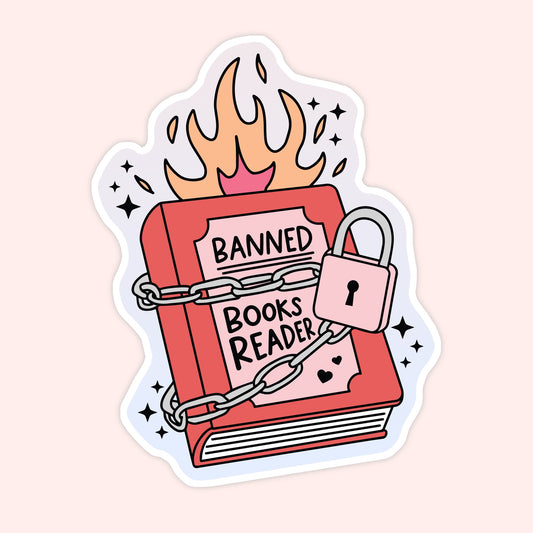 Banned & Bookish Sticker