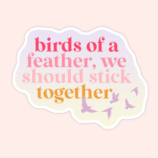 Billie Birds Of A Feather Sticker