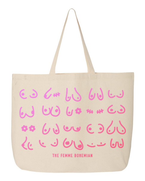 Boobiful Canvas Tote 💕✨