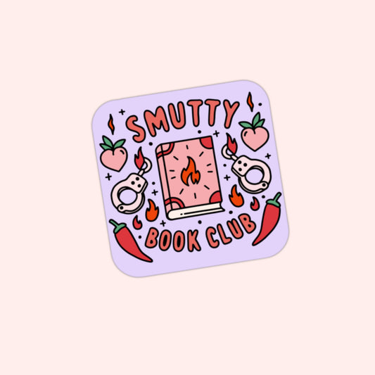 Smutty Book Club Vinyl Sticker
