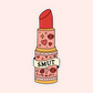 Book Genre Lipstick Sticker