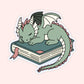 Book Dragon Sticker