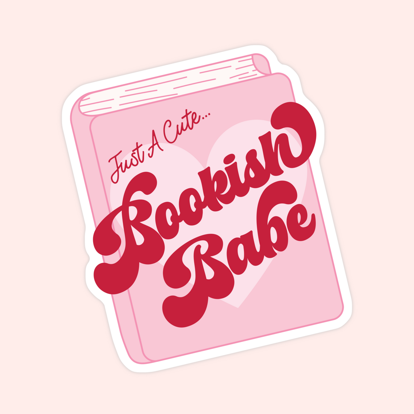 Bookish Babe Book Sticker