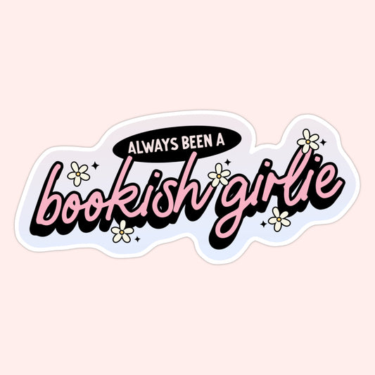 Bookish Girlie Sticker