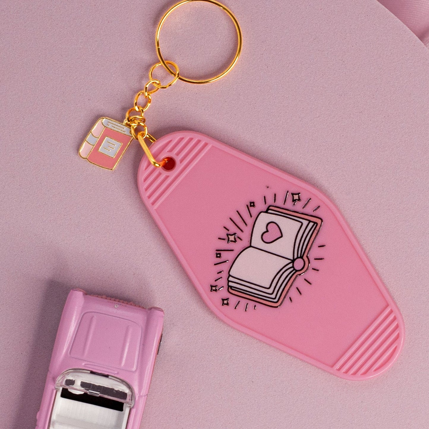 Get in Loser, We’re Book Shopping Keychain 📚🚗