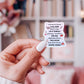 Romance Trope List Sticker