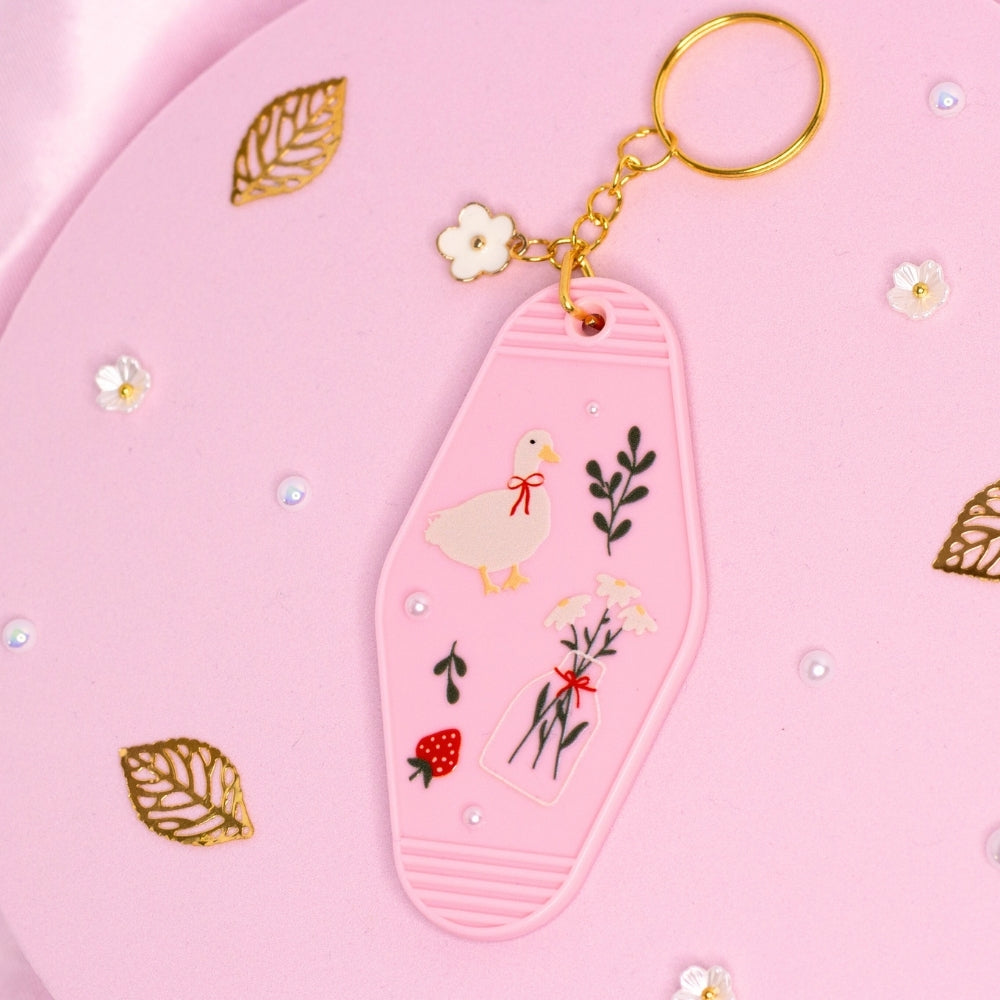 Goose and Berries Keychain 🦢🍓