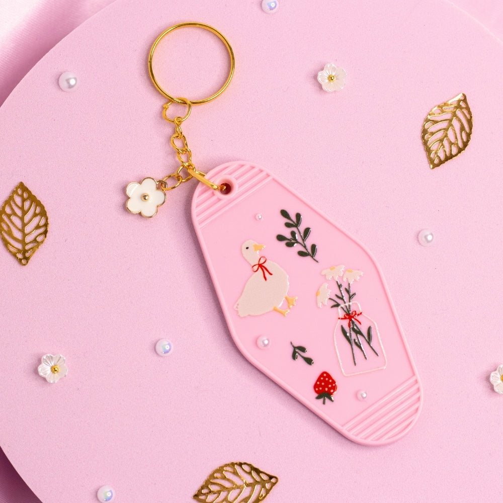 Goose and Berries Keychain 🦢🍓