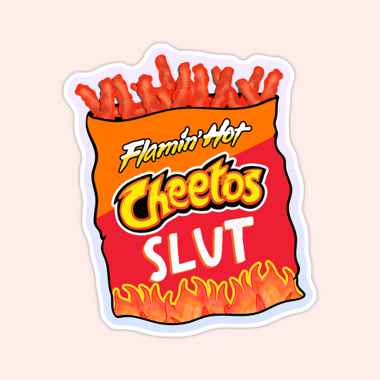 Flamin’ Hot Cheetos Slut Sticker