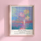 Taylor Swift Dear John inspired art print featuring colorful fireworks over water in a dreamy night sky