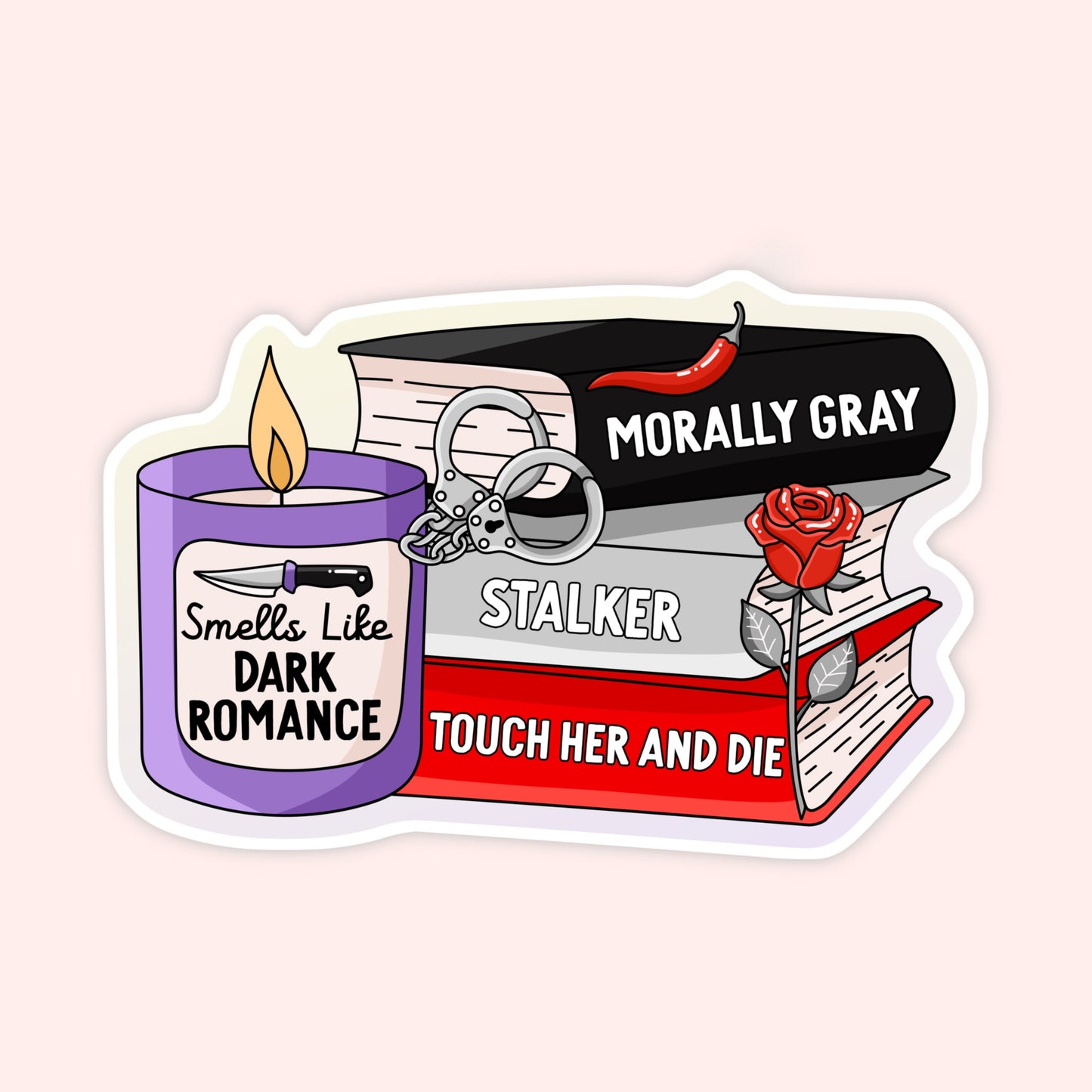 Dark Romance Tropes Sticker