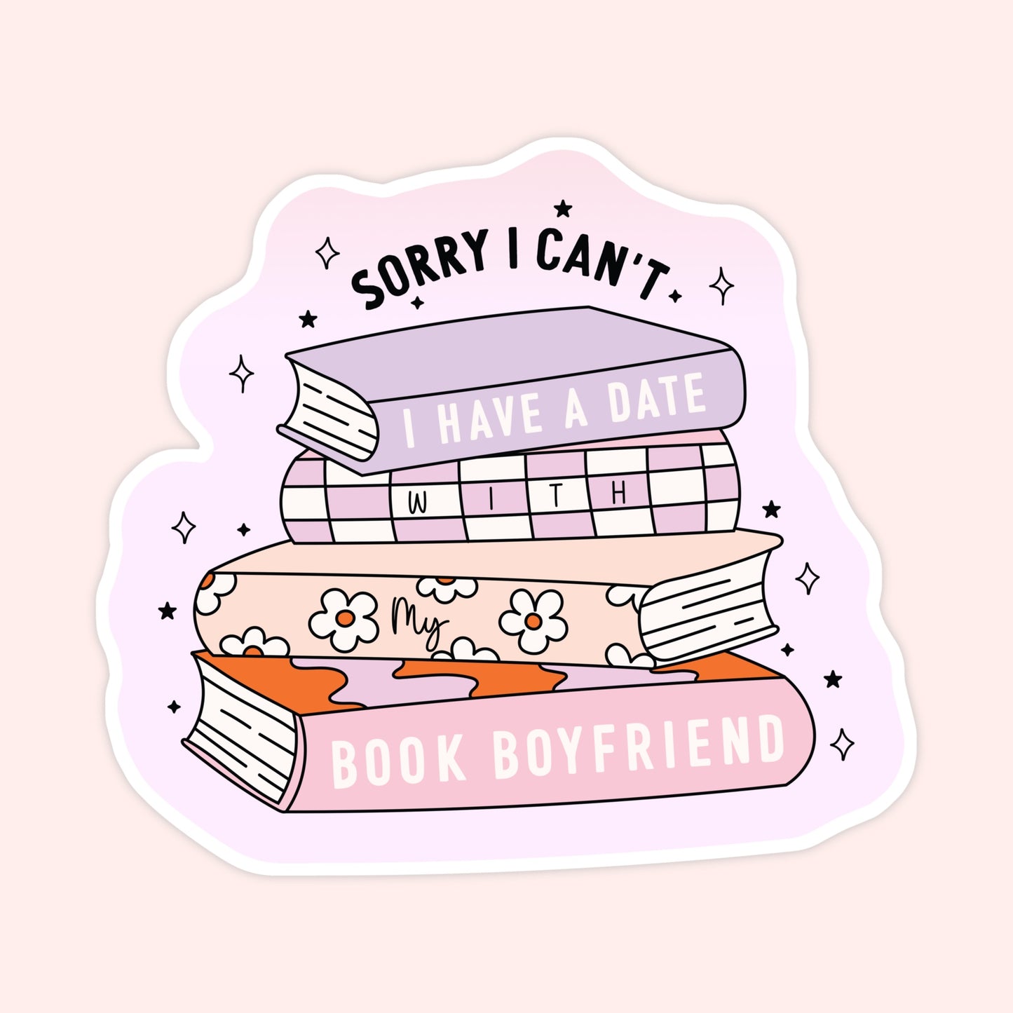 Date with My Book Boyfriend Sticker