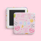 Doing my best magnet with pink girly collage design and coquette aesthetic