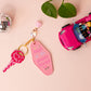 💎 'Keys to the Dream House' Barbie-Inspired Keychain with Crystal Cherry
