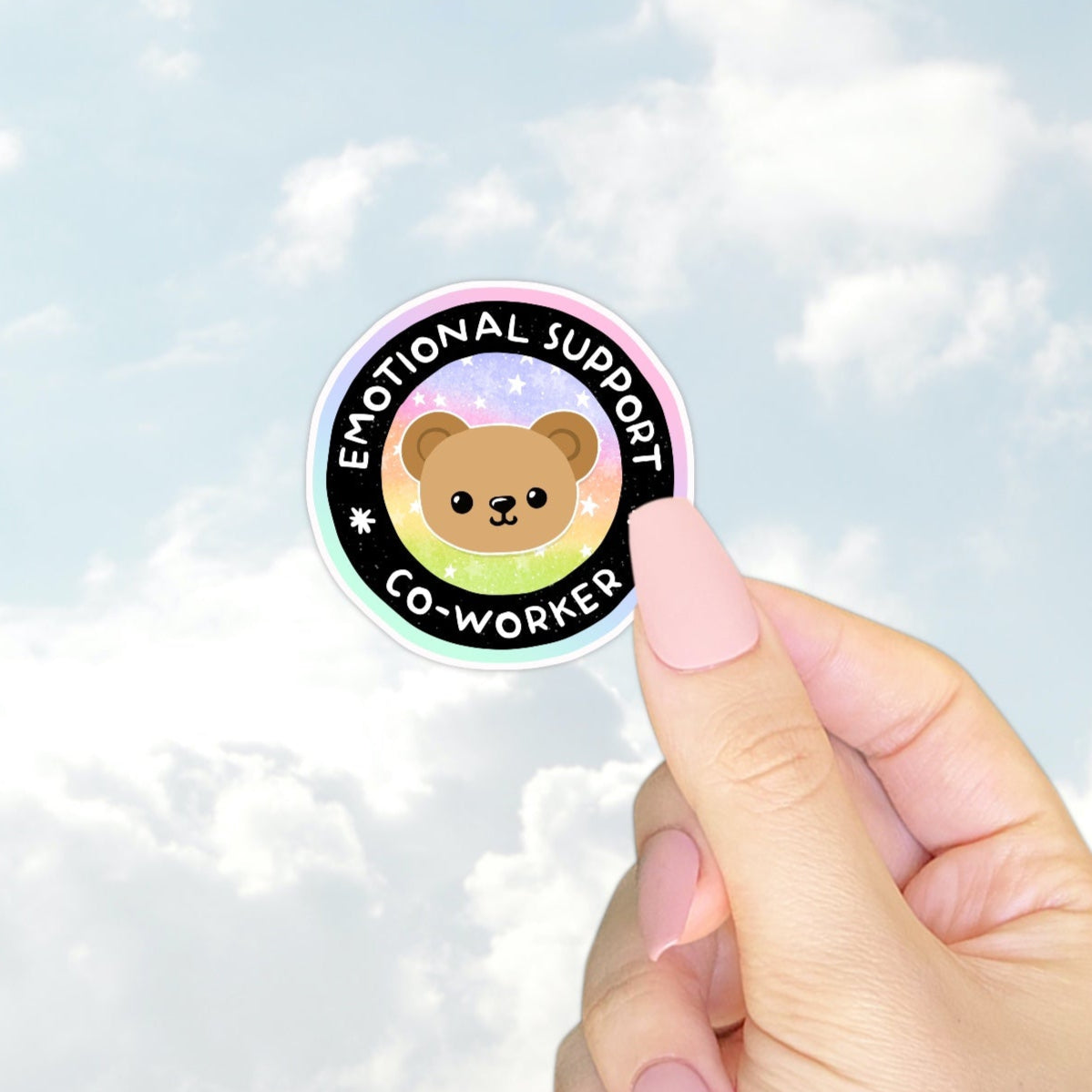 Emotional Support Co‑Worker Sticker