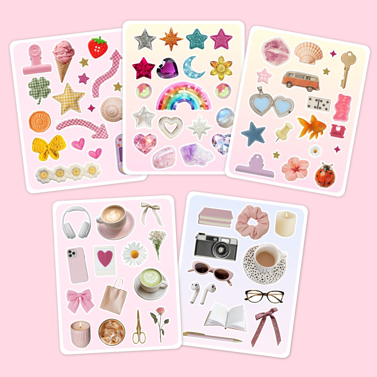 Everyday Girlie Sticker Sheets 🎀✨