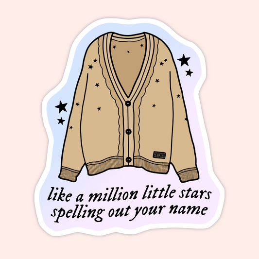 Fearless Cardigan Sticker