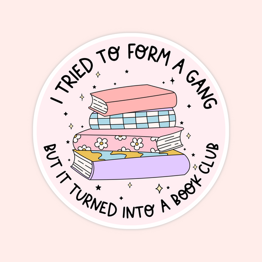 Gang Book Club Sticker