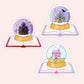 genre themed snow globe book vinyl stickers for readers